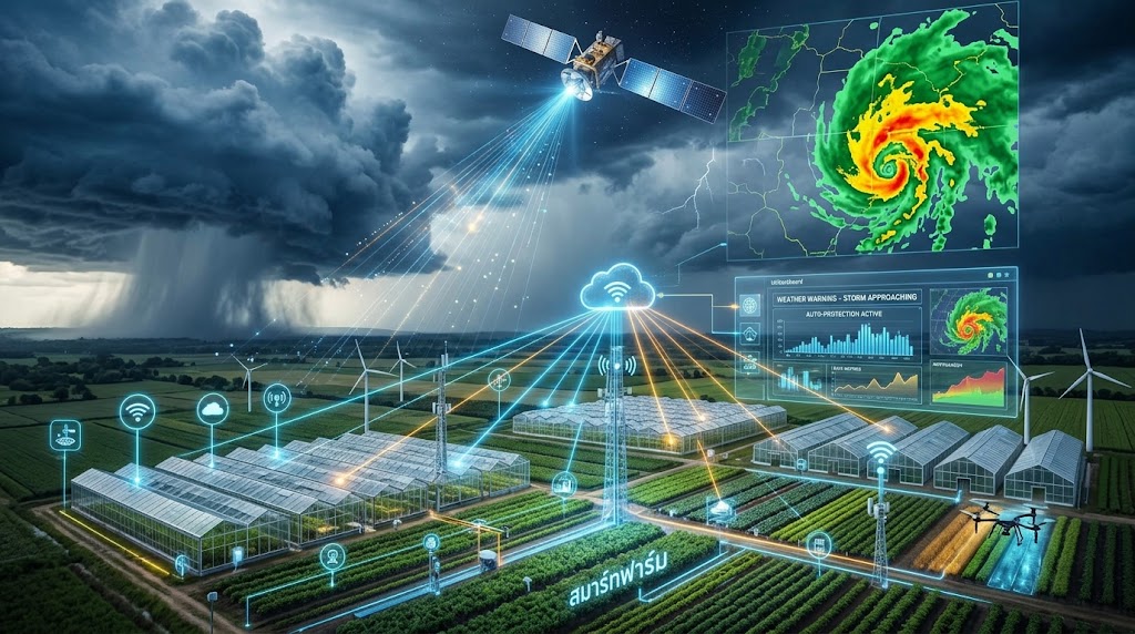 GeoAI & Microclimate Forecasting: ป้องกันพืชจากภัยธรรมชาติด้วย AI ทำนายสภาพอากาศระดับไมโคร
