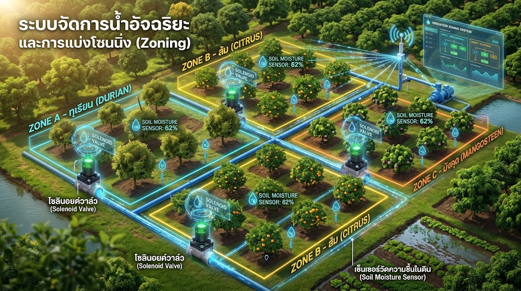 การออกแบบและการวางระบบน้ำเพื่อการเกษตร